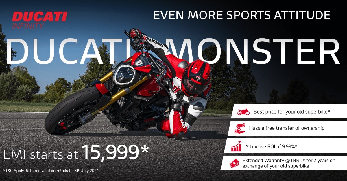 Ducati Monster Offers July 2024 - Ducati Infinity