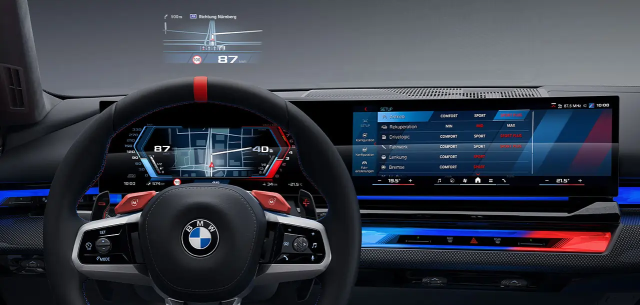 BMW M5 interior